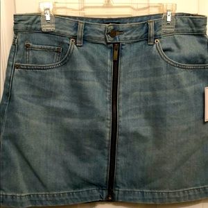 1. State Denim Skirt